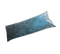 Lancashire Textiles Bolster Pillow Case Luxury Soft Comfort Polyester Casing, Envelope Closing - Blue, Single (3ft) W90cm x 48cm