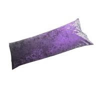 Lancashire Textiles Bolster Pillow Case Luxury Soft Comfort Polyester Casing, Envelope Closing - Grape Purple, Single (3ft) W90cm x 48cm