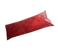Lancashire Textiles Bolster Pillow Case Luxury Soft Comfort Polyester Casing, Envelope Closing - Red, King Size W 150cm x 48cm