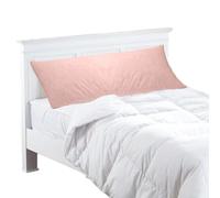 Lancashire Textiles Bolster Pillowcase - Cotton Blend Cover, Fits Duck Feather Bolster Pillows Made in Britain (Superking, 6ft, Light Pink)