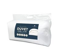 Lancashire Textiles British Anti Allergy 1.5 Tog Microfiber Duvets | All Year Round Soft & Fluffy Duvet | Available for single, Double, King & Super King (Double, 1.5 Tog, 200 X 200 Cm)