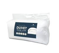 Lancashire Textiles British Anti Allergy 4.5 Tog Microfiber Duvets | All Year Round Soft & Fluffy Duvet | Available for single, Double, King & Super King (King, 4.5 Tog, 230 X 220 Cm)