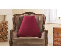 Lancashire Textiles Burgundy Luxury Magnetic Pain Relief Orthopaedic Lumbar Back Support Cushion Pillow