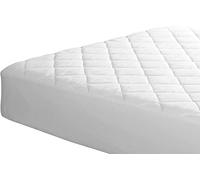 Lancashire Textiles Cotton Rich Quilted Waterproof Mattress Protector Ideal For Extra Protection At Night (Super King 180x200)
