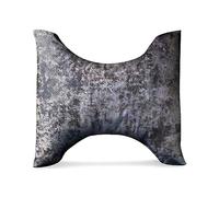 Lancashire Textiles Crushed Velvet Butterfly Pillow in Champange - 65cm x 60cm (33cm at Narrowest Point) - Soft 100% Polyester Face with 70/30 Polyester/Cotton Backing - Envelope Closing