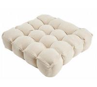 Lancashire Textiles Faux Suede Booster Cushion - Ivory Cream