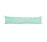 Lancashire Textiles Luxury Faux Suede Door Draught Excluder/Stopper Sausage Perfect For Retaining Heat in Colder Months, Excellent Insulators - Mint, 85 x 20cm (34 x 8 inch)