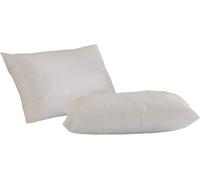 Lancashire Textiles Hospital Quality Medical Grade Waterproof Casing Wipe Down Pillows Medium Support - Pack Of 2