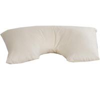 Lancashire Textiles Inset Spine Align Orthopaedic Pillow For Neck And Shoulder Pain Hollowfibre Filling With Free White Pillowcase