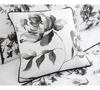 Lancashire Textiles Monochrome High Summer Black/White Rose Bedding Range Cushion Cover