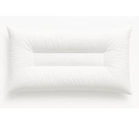 Lancashire Textiles Orthopaedic Anti Snore Pillow - Firm Support for Snoring Relief & Better Sleep - Hollowfibre Filling, Cotton Blend Cover, Hypoallergenic - 74 x 48 x 10 cm - Made in UK