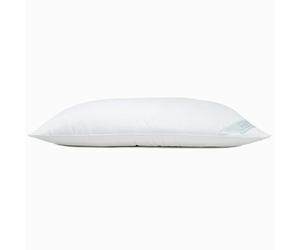 Lancashire Textiles Quilted Bamboo Pillows - Hypoallergenic, Organic Bamboo and Cotton Cover Blend, 300 TC, Thermal Regulating, Soft Bedding for a Perfect Night's Sleep - 48cm x 74cm (19" x 29")