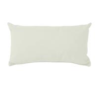 Lancashire Textiles Sun Lounger Head Pillow (Cream, 50cm x 25cm, Pack of 1) - Lightweight Design with Elastic Strap, Machine Washable Fabric - Cushion for Pool, Beach, and Patio Loungers