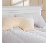 Lancashire Textiles The inset Neck/Shoulder Side Sleepers Polycotton Pillow (White Cover Only)