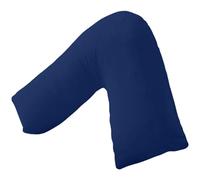 Lancashire Textiles V Shape Orthopedic Support Pillow - Pregnancy, Neck Pain Relief, Anti-Allergy Hollowfibre, UK-Made, Machine Washable (68cm (L) x 30cm (W) x 68cm (H), Wedgewood)