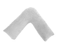 Lancashire Textiles V Shaped Pillow Teddy Fleece Hollowfibre Filling Supportive Pillow