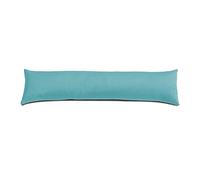 Lancashire Textiles Velvet Draught Excluder Draft Wind Stopper Door and Window Guard Efficient Energy Insulator, Weighed Fabric - Hollow Filled Door Draft Excluder [Turquoise; 85 X 20cm]