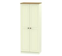 Lancaster 2 Door Wardrobe (Ready Assembled) Ready Assembled 2 U Cream One Size