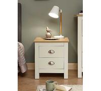 Lancaster 2 Drawer Bedside Chest Grey