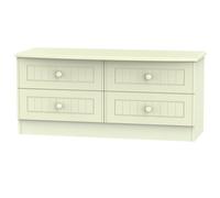 Lancaster 4 Drawer Bed Box (Ready Assembled) In Cream Ash