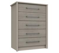 Lancaster 5 Drawer Chest - Grey