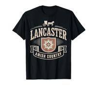 Lancaster Amish Country Vintage Buggy Souvenir T-Shirt