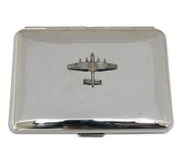 Lancaster Bomber Cigarette Tin Chrome Plated Steel Medium or Large Free Engraving cc 213