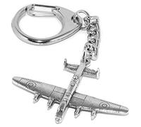 Lancaster Bomber Keyring (World War 2, RAF Plane Pilot, Royal Air Force) in gift Pouch