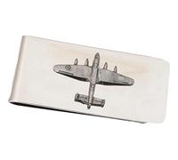 Lancaster Bomber Metal Money Clip in Pouch with Free Engraving 213