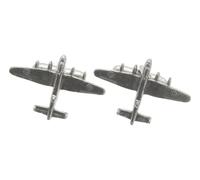 Lancaster Bomber Pewter Cufflinks Mens Wedding Jewellery Novelty T-Bar Personalised Gift Box Option CL 213