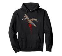 Lancaster Bomber Poppy Drop Pullover Hoodie