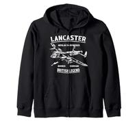 Lancaster Bomber WW2 Aeroplane VE, VJ, D Day Zip Hoodie