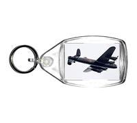 lancaster bomber ww2 over coventry uk keyring handmade in uk