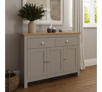 GFW Lancaster 3 Door 2 Drawer Sideboard - Grey