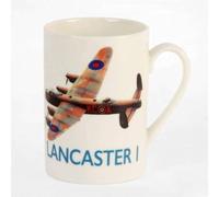 Lancaster China Mug in Tin Keepsake Gift Box - WWII Plane Image