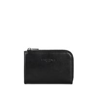 Lancaster Leather Card case Paris PM Zip Card Holder Noir Black