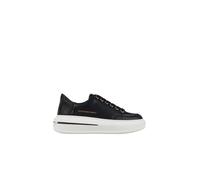 Lancaster Woman in black leather and heel with microstuds - female - Alexander Smith - Sneakers - Black - 4 UK - Shoes 4 UK