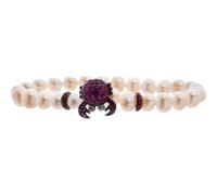 Lancaster Women's JLA-BR-CRAB-5-WH Bracelet in Pink Lancaster Pink One Size