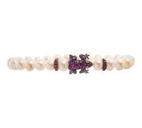 Lancaster Women's JLA-BR-FROG-5-WH Bracelet in Pink Lancaster Pink One Size