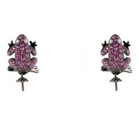 Lancaster Jla-ear-frog5 Earrings Clear Woman