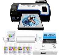 Lancelot Auto-Maintenance M1630 Pro DTF Bundle with Roll Feeder,White Ink Circulation for DIY T Shirt Printing,Doubled Speed Over L1800,L805 DTF Printer Machine(Printer+Oven+Laptop+Consumables)