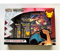 Pokémon TCG: Celebrations V Box - Lance's Charizard V & Dark Sylveon V (25th Anniversary)