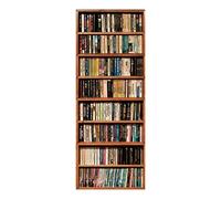 LANCHEN Creative 3D Door Sticker Bookshelf Bookcase Wallpaper Self Adhesive Wall Mural