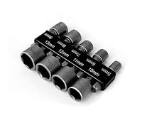 Lanchoo Socket Set, 5-13 mm Socket Adapter, 20 Pieces, Hexagonal Drill Socket Adapter Tool Nut Nuts Bit Adapter for Drills or Cordless Screwdrivers