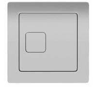 Lancia Square Dual Flush Button - Standard UK Fit - 78mm - 4 Finishes (Chrome)