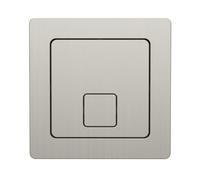 Lancia Square Dual Flush Button - Standard UK Fit - 78mm - 4 Finishes (Nickel)