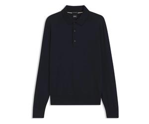 Lancione 1 - male - Boss - Round-neck Knitwear - Blue - M - Knitwear M