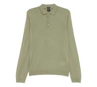 Lancione Knit Polo - male - Boss - Polo Shirts - Green - S - Tops S