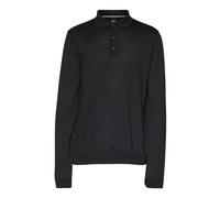 BOSS Merino-wool polo sweater - Style H-Lancione, 50565503 Black XXXL