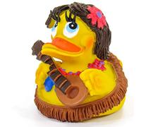 Lanco 8424678008045 Squeaky Duck Hawaiian; 100% Natural Rubber, Yellow, 200 g